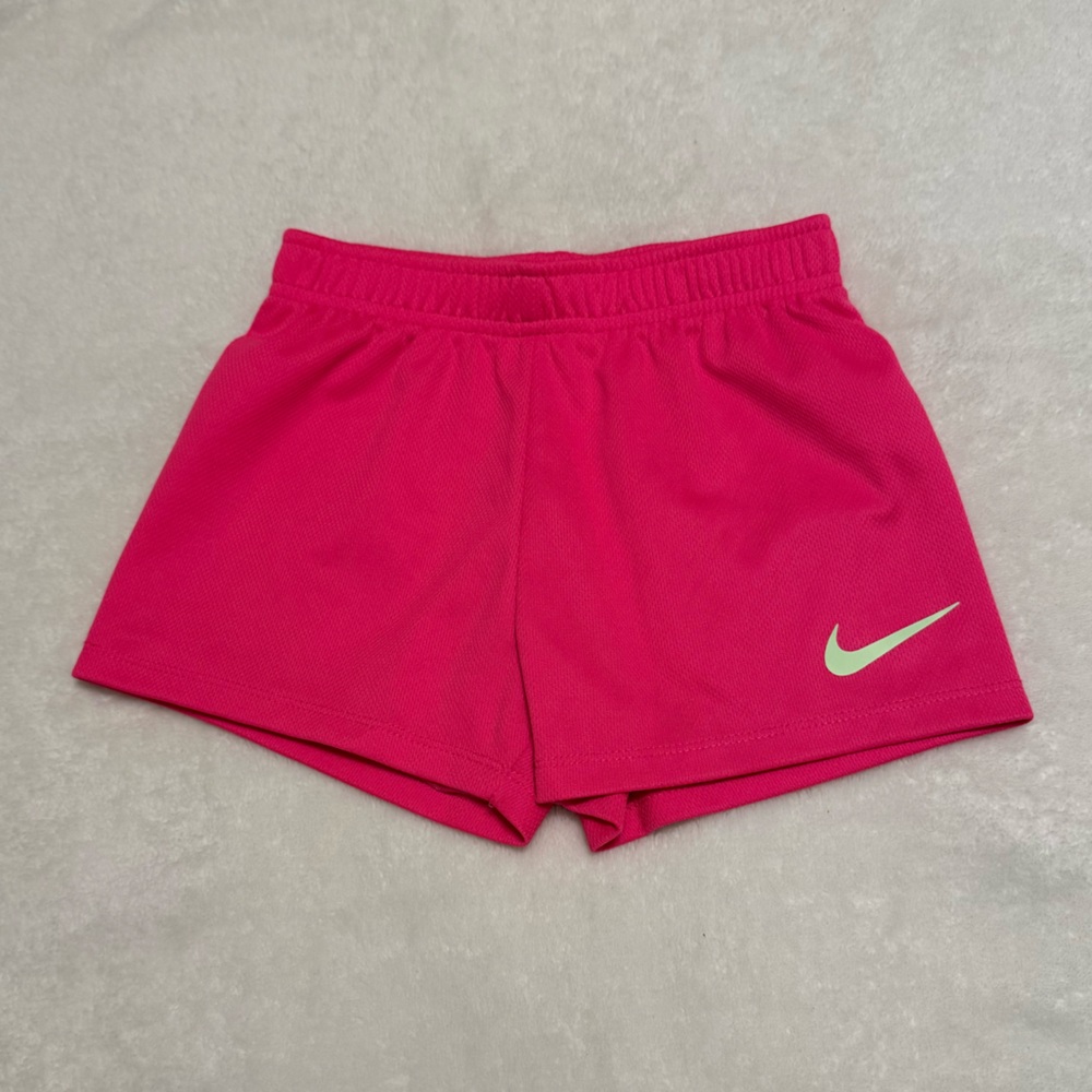 NIKE Mesh Shorts, HOT PINK, Girls size 6